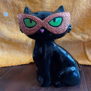 Black Cat Candle Holder